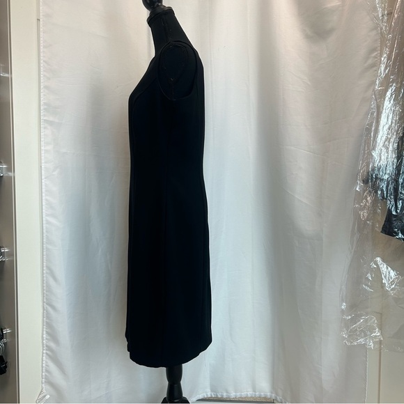 TESSUTI Collection black sleeveless sheath dress 10 business career professional - Picture 2 of 14